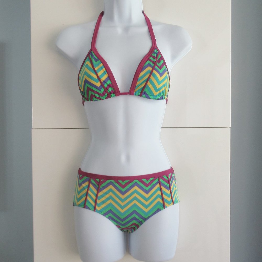 Italy COSABELLA MARE Bikini Set Size XS $450 Made In Italy Multicolor